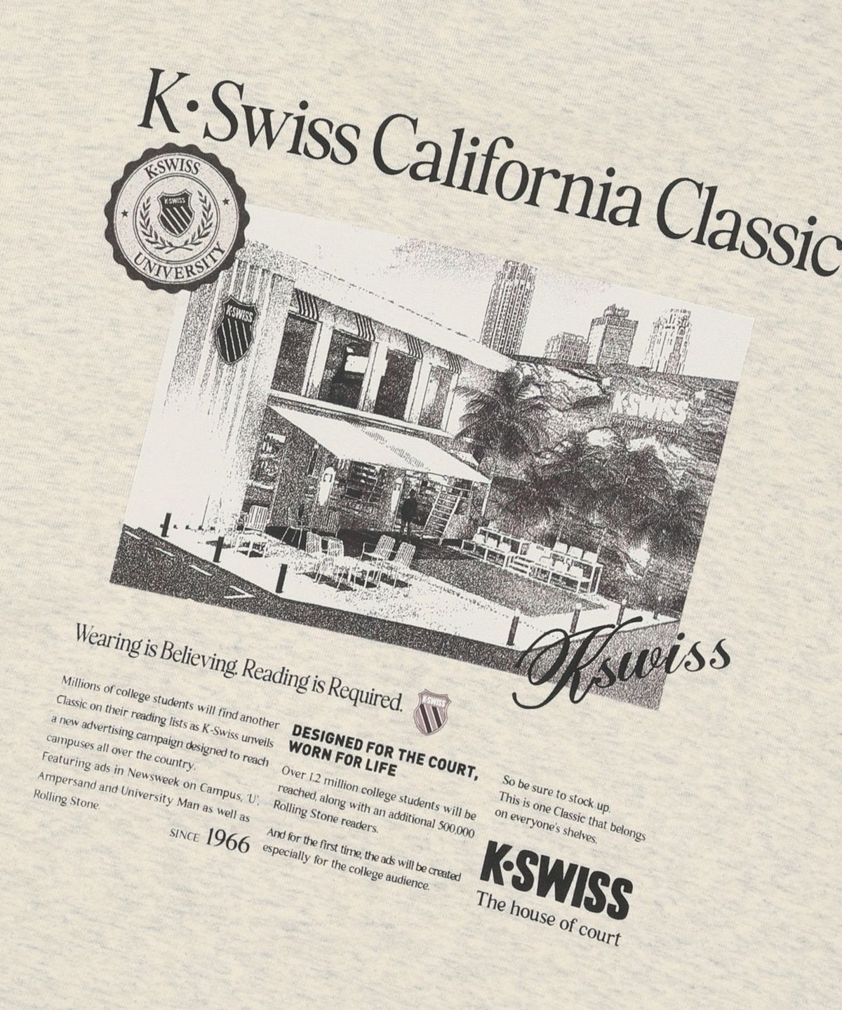 케이스위스(K-SWISS) K-SWISS 그래픽 스웨트 셔츠_1KSSRFV902EC