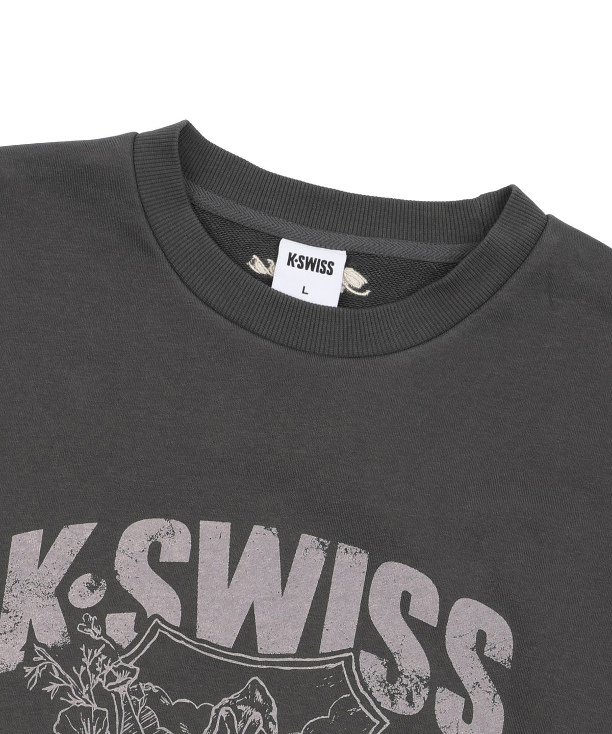 케이스위스(K-SWISS) 60th 쉴드 플라워 스웨트 셔츠_1KSSRFV903CH