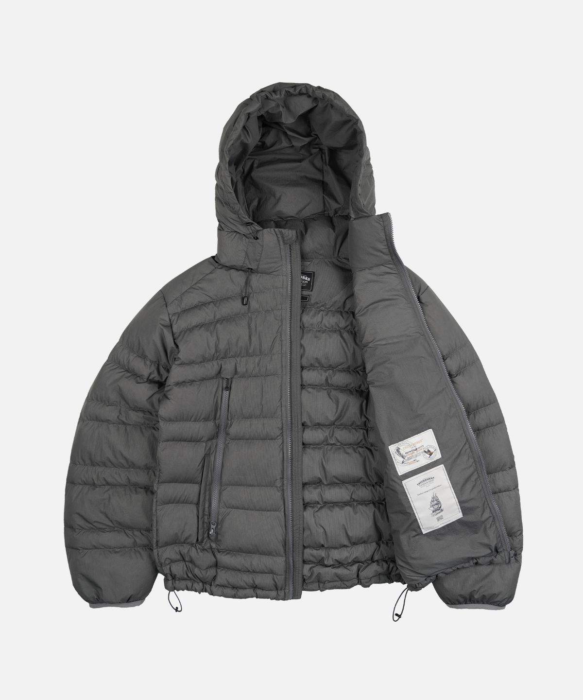 프리즘웍스(FRIZMWORKS) BREEZE GOOSE DOWN PARKA _ GUN METAL