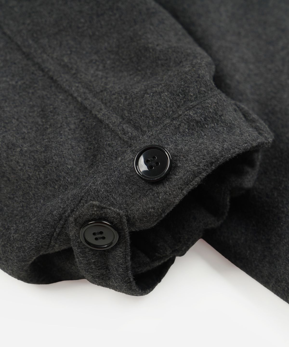 프리즘웍스(FRIZMWORKS) WOOL VINCENT FISHTAIL PARKA _ CHARCOAL