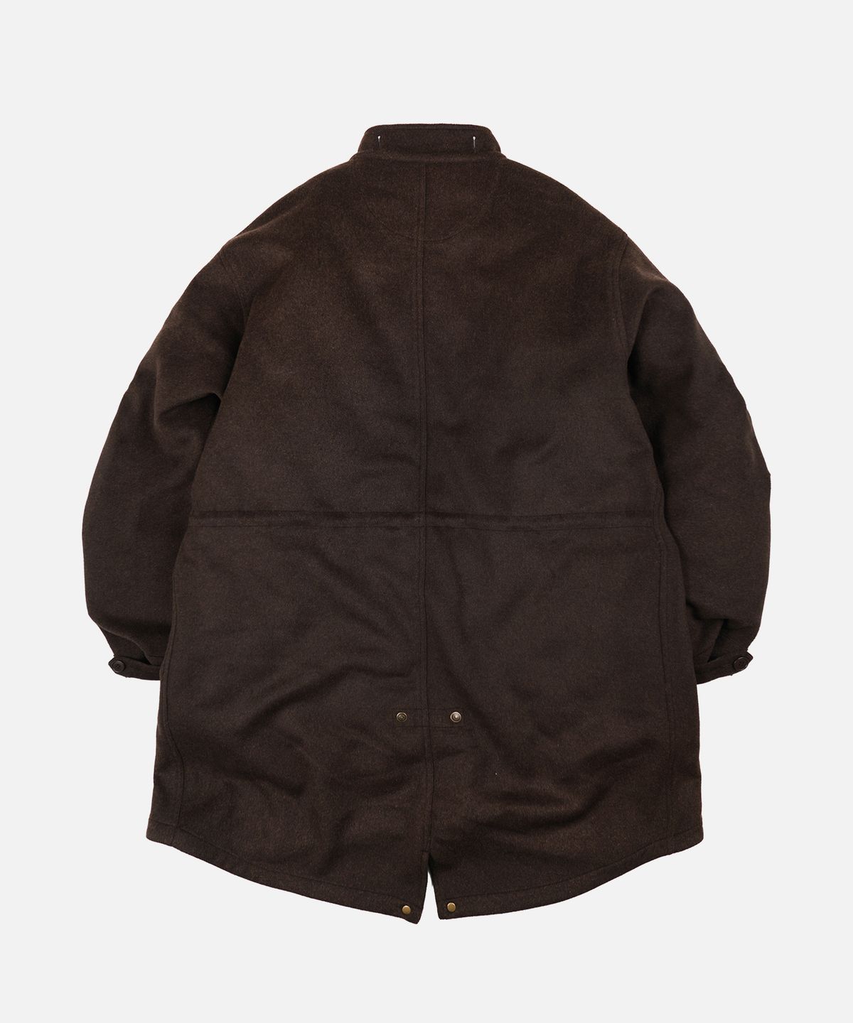프리즘웍스(FRIZMWORKS) WOOL VINCENT FISHTAIL PARKA _ BROWN