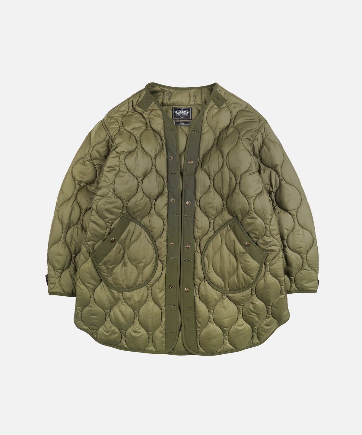 프리즘웍스(FRIZMWORKS) WOOL VINCENT FISHTAIL PARKA _ BROWN
