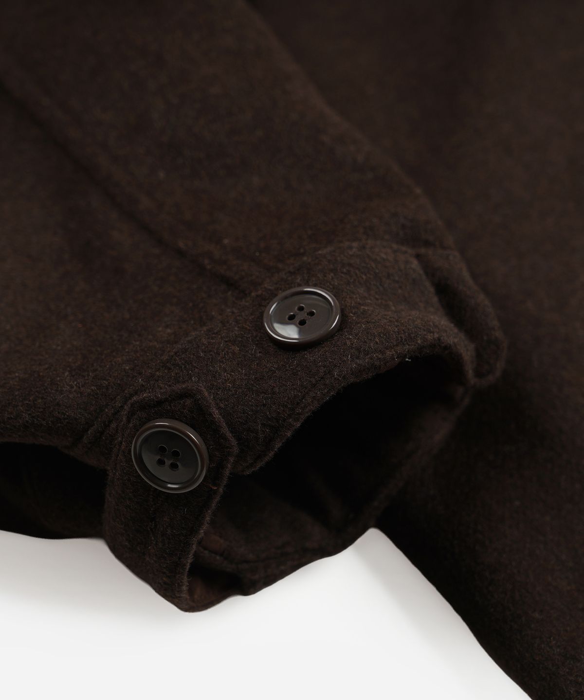 프리즘웍스(FRIZMWORKS) WOOL VINCENT FISHTAIL PARKA _ BROWN