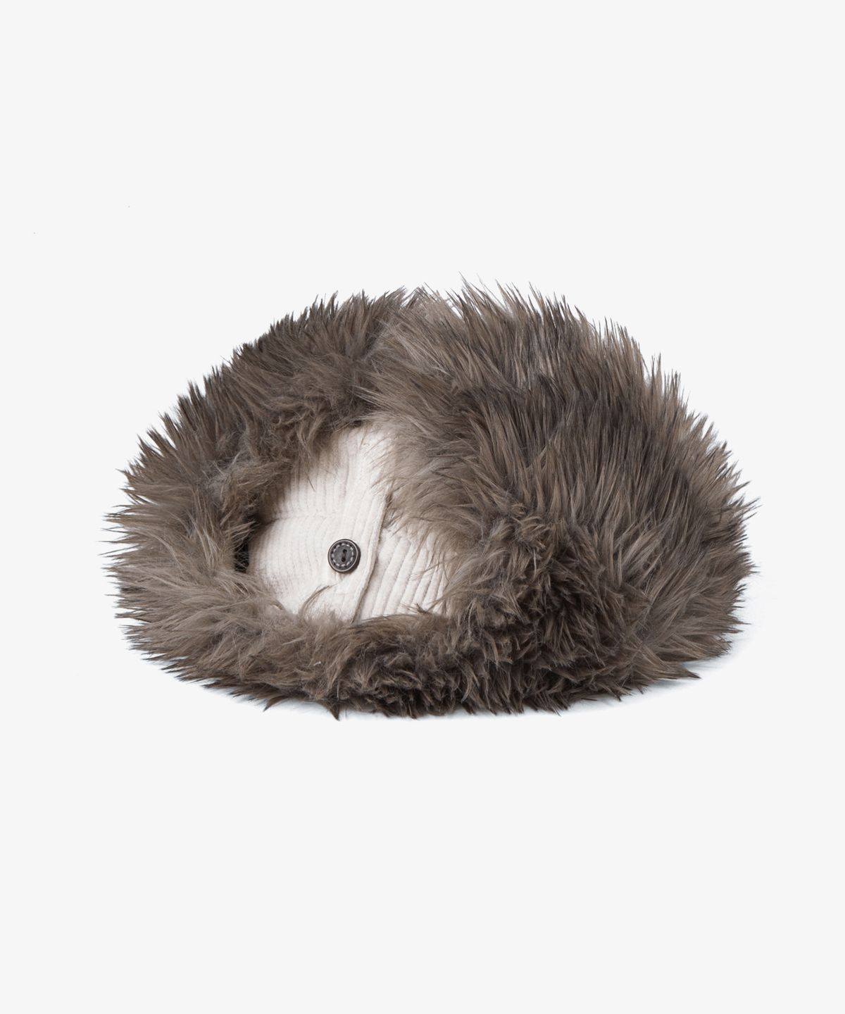 에이이에이이(AEAE) FUR TROOPER HAT [BEIGE]