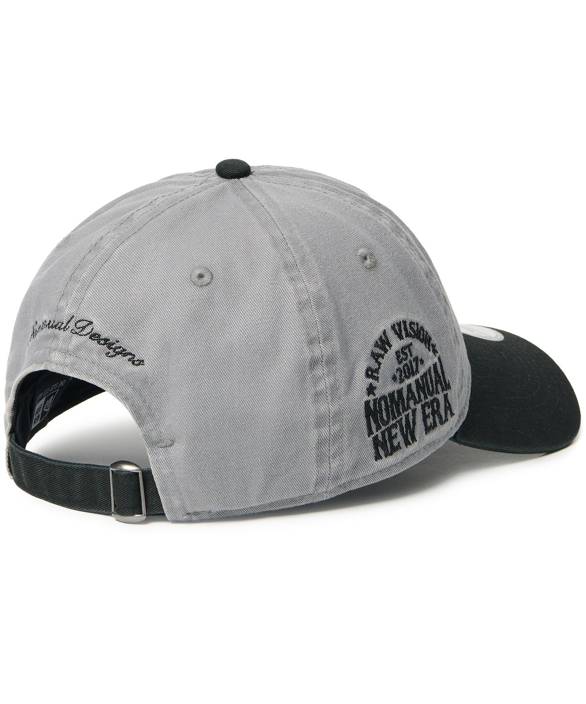 노매뉴얼(NOMANUAL) NM x NEW ERA 940UNST NM INITIAL LOGO - CHARCOAL