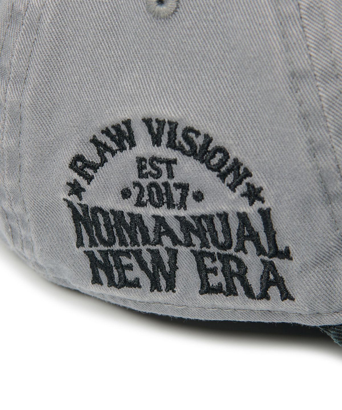 노매뉴얼(NOMANUAL) NM x NEW ERA 940UNST NM INITIAL LOGO - CHARCOAL