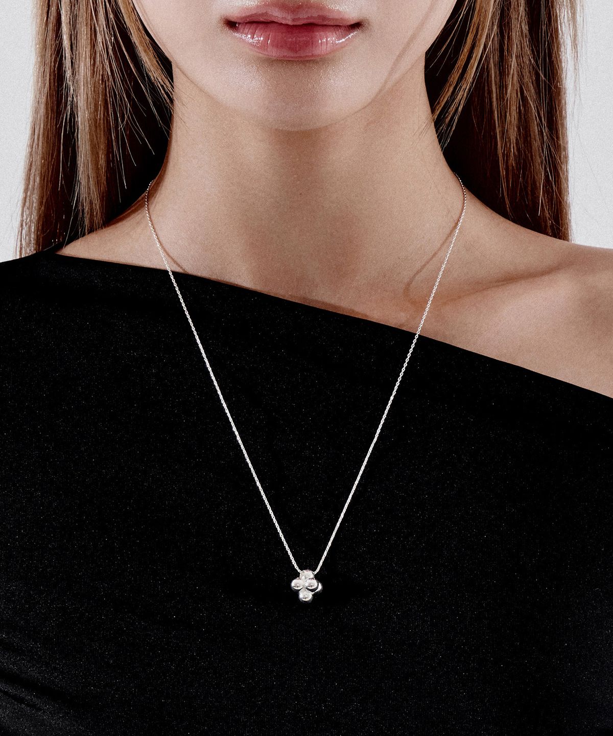 스칼렛또(SCALETTO) EE002 Drop Ball Necklace