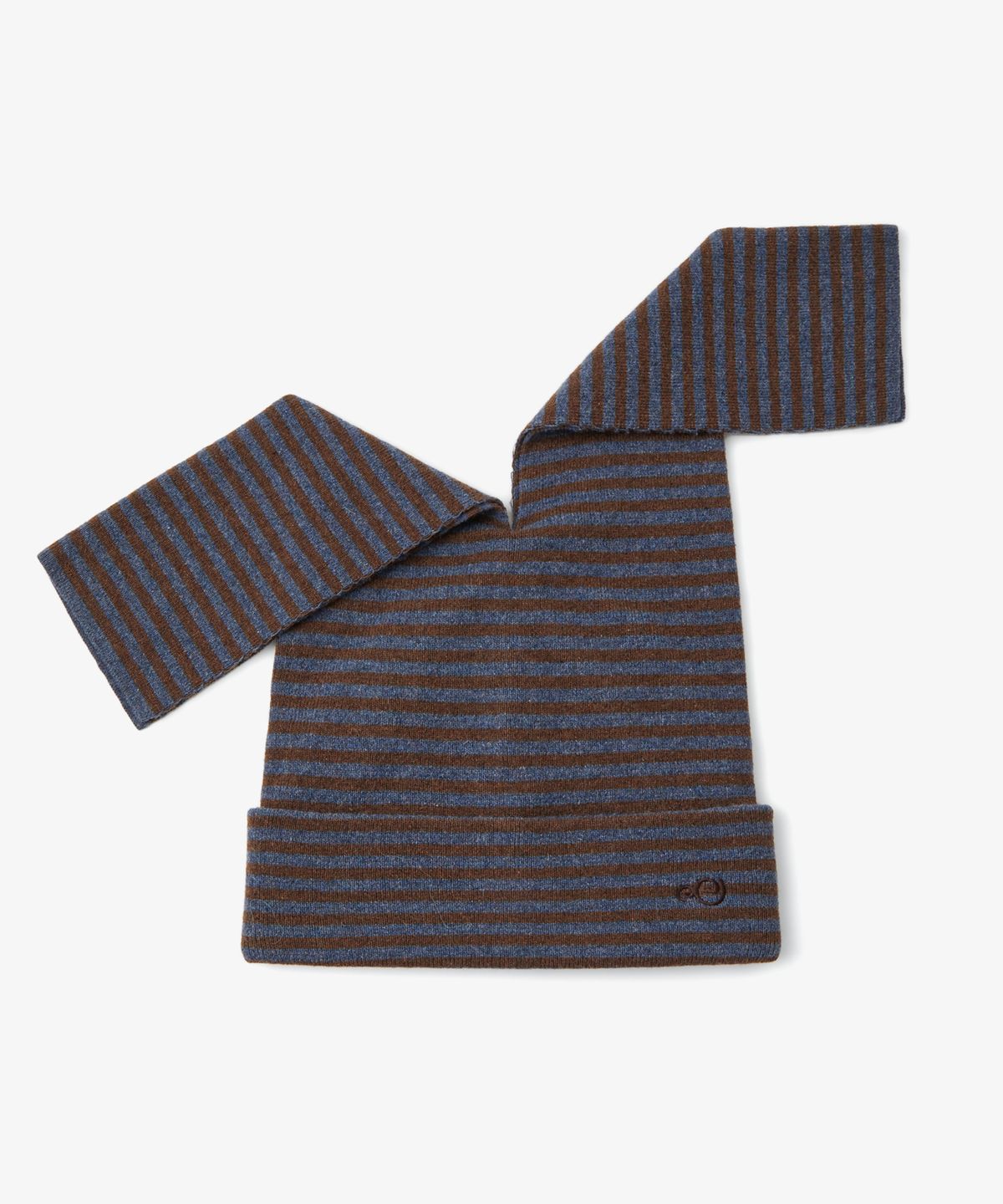 에이이에이이(AEAE) PILED LONG BEANIE [BLUE]