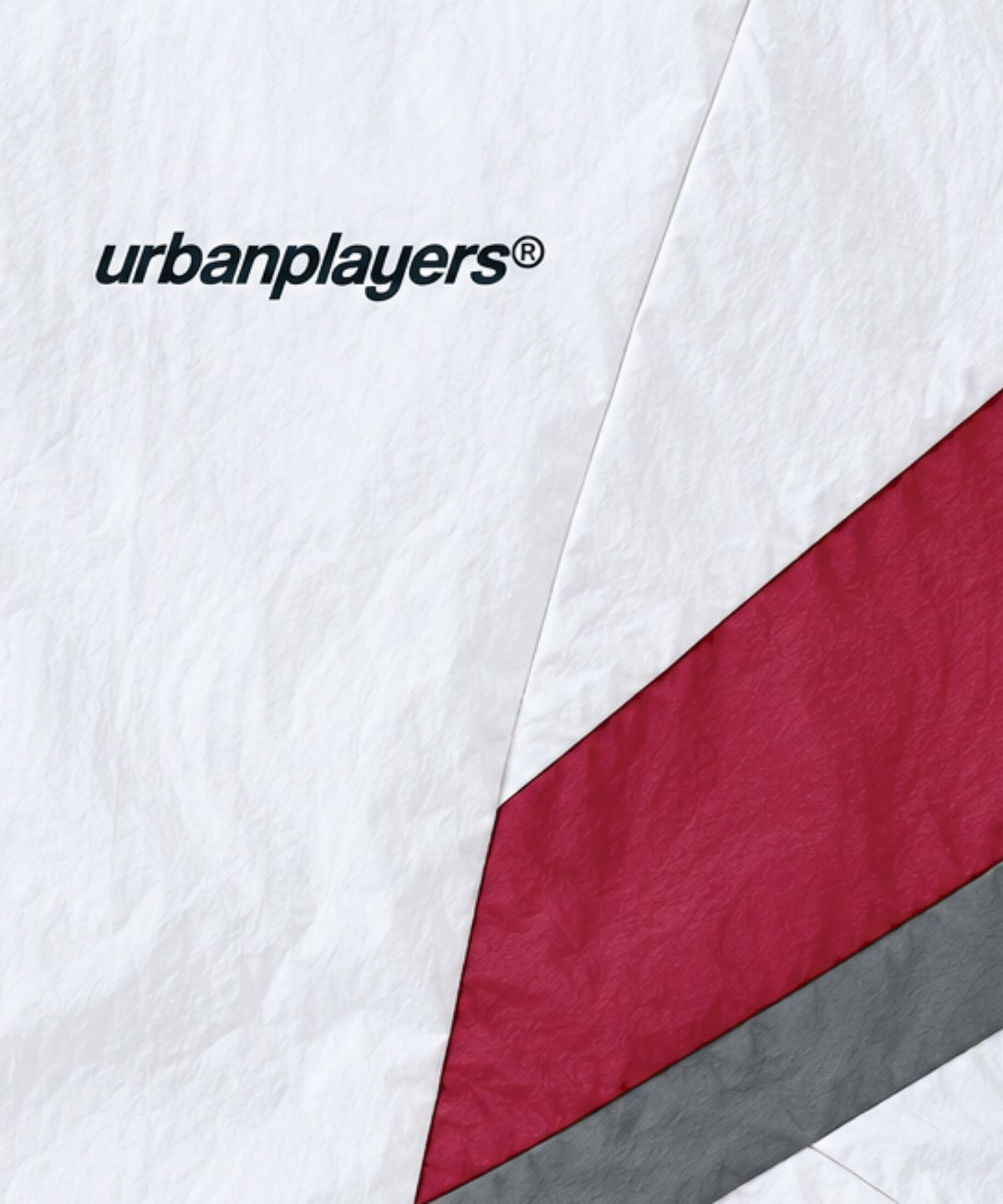 어반플레이어스(URBAN PLAYERS) 베이노 배색 바람막이 (화이트)