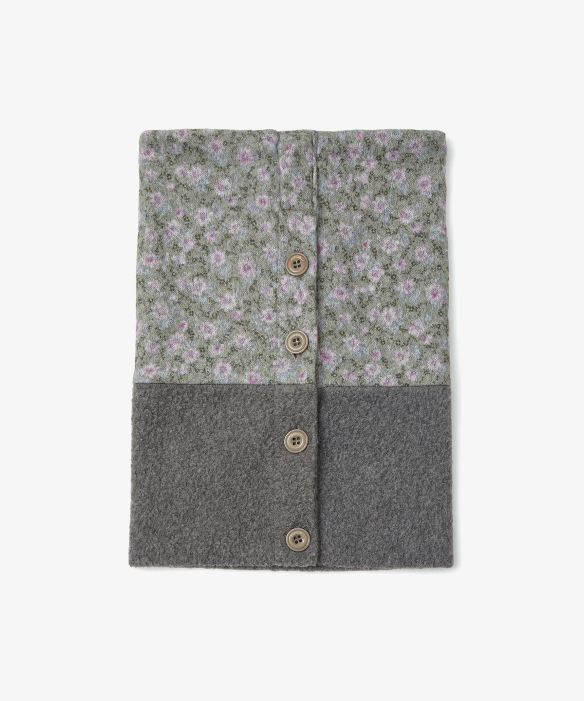 에이이에이이(AEAE) FLEECE NECK WARMER BEANIE [KHAKI]