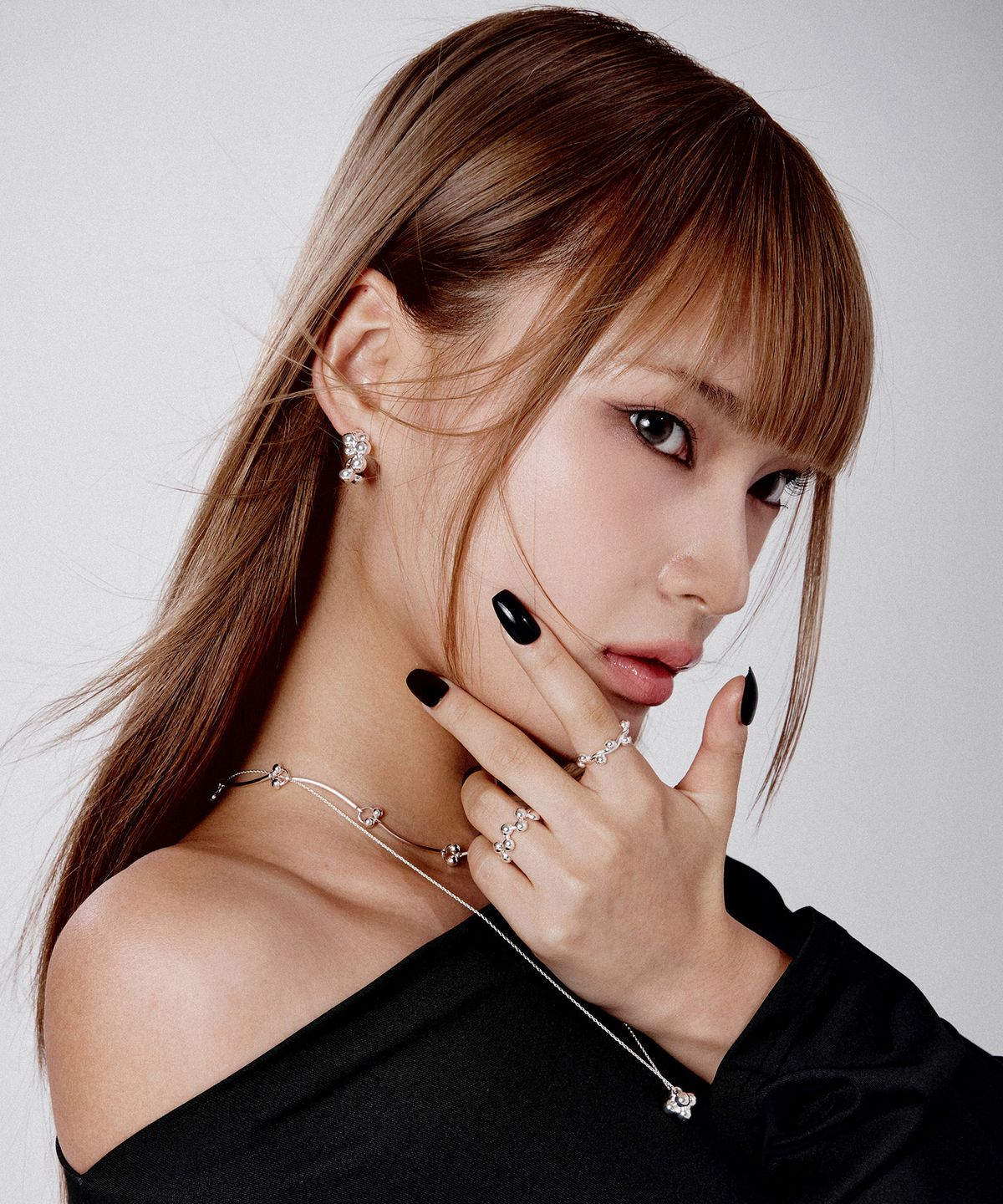 스칼렛또(SCALETTO) EE012 Cluster Ball Open Ring