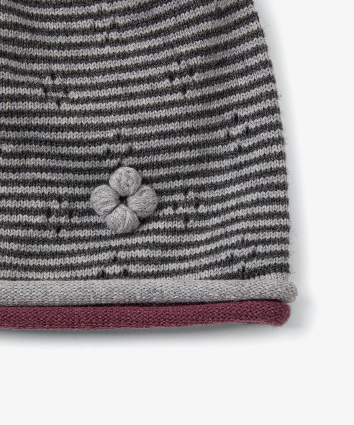 에이이에이이(AEAE) KNIT ROLLED BEANIE [CHARCOAL]