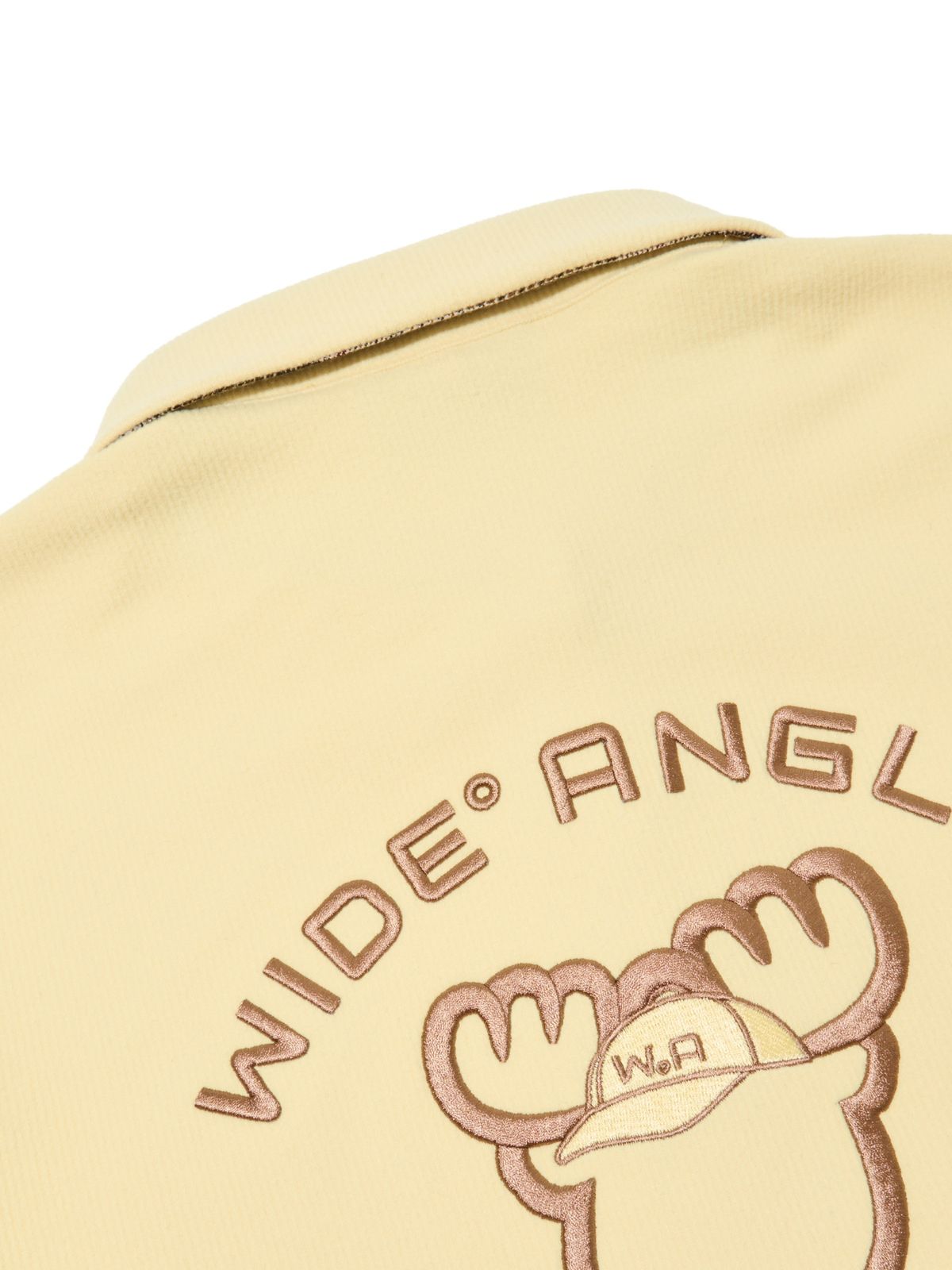 와이드앵글(WIDEANGLE) CO 혼디어 아트웍 폴로 티셔츠 L_Light Yellow_WWW26251Y2