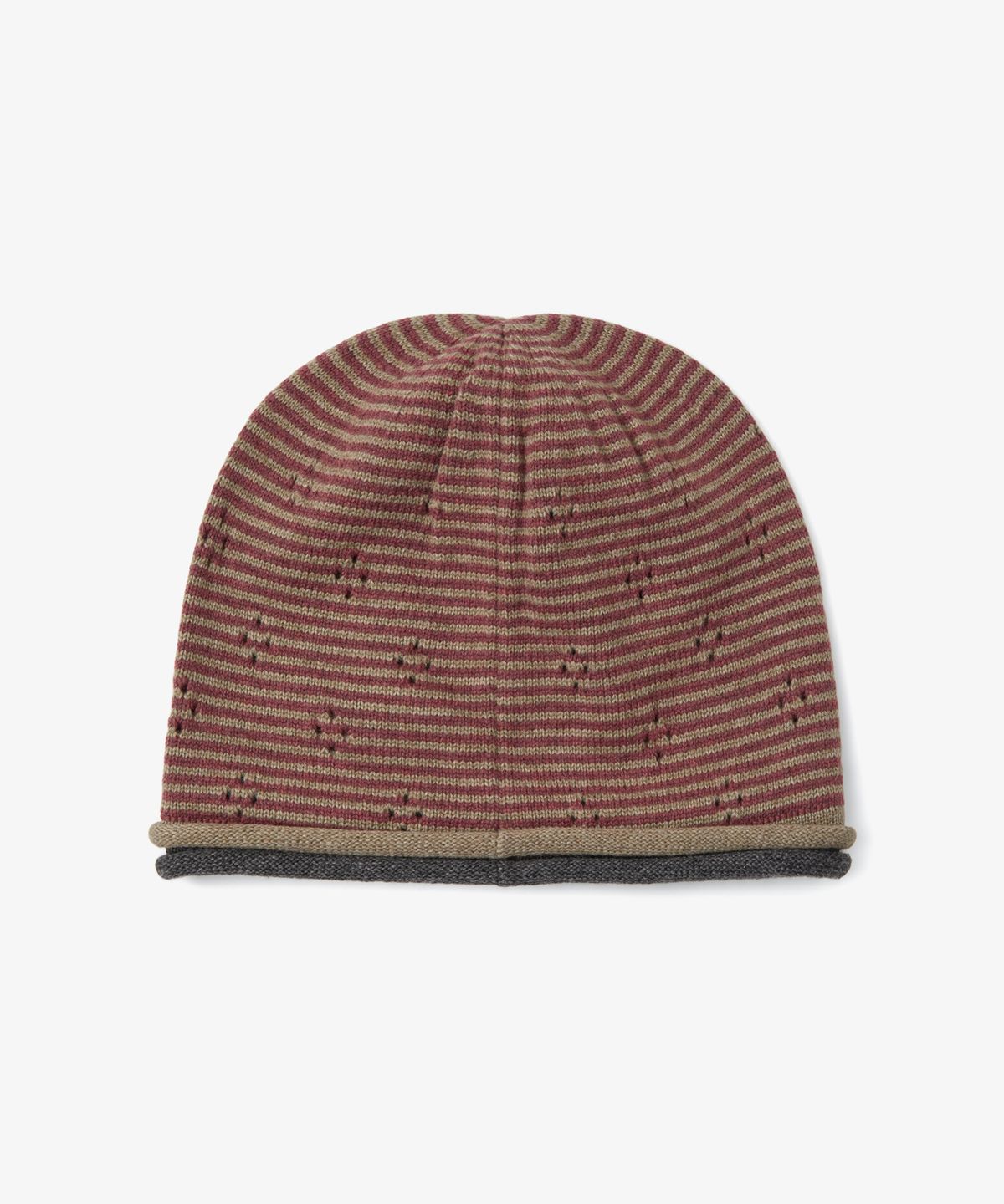 에이이에이이(AEAE) KNIT ROLLED BEANIE [OLIVE]