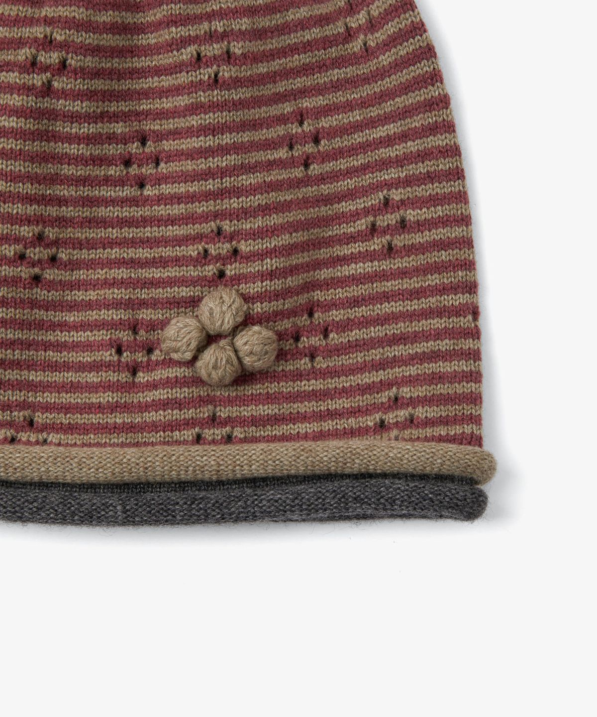 에이이에이이(AEAE) KNIT ROLLED BEANIE [OLIVE]