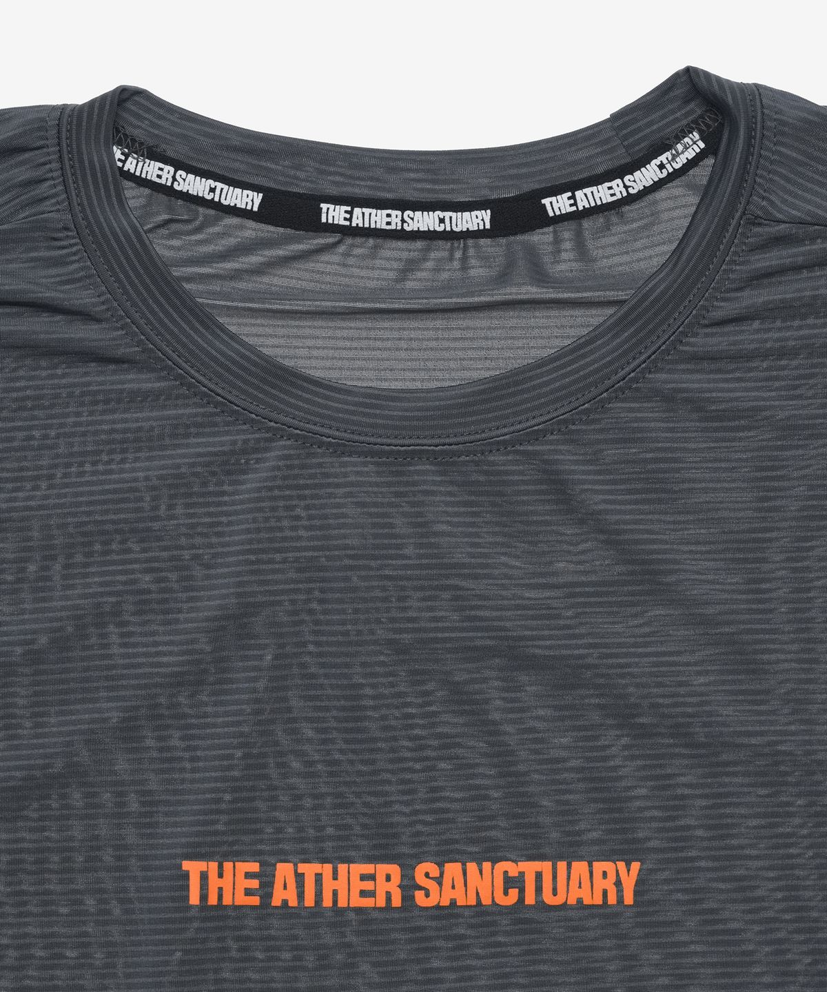 타스 (디아더생츄어리)(TAS (THEATHERSANCTUARY)) 어센트 스트라이프 긴팔 티셔츠 (차콜)