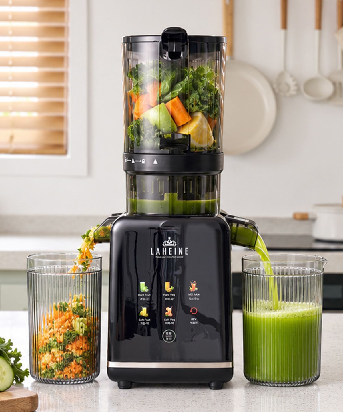 라헨느(LAHEINE) 더 퀸 에끌라 디지털 저속압착 착즙원액기