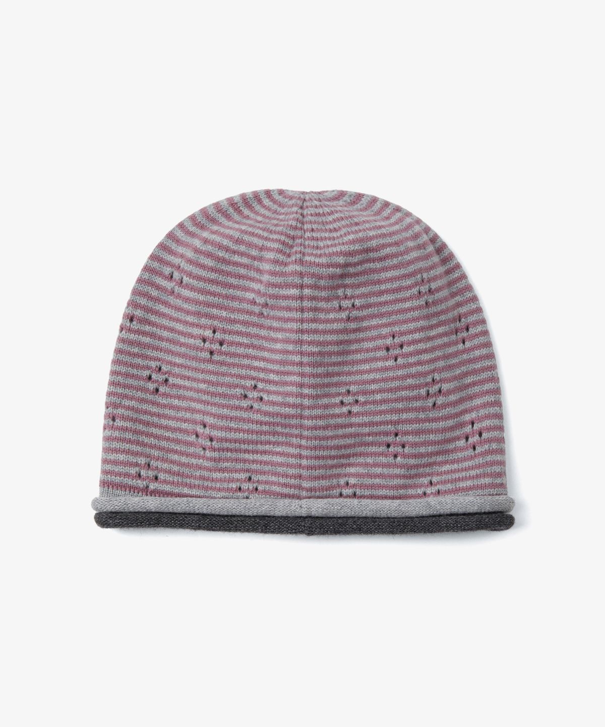 에이이에이이(AEAE) KNIT ROLLED BEANIE [PURPLE]