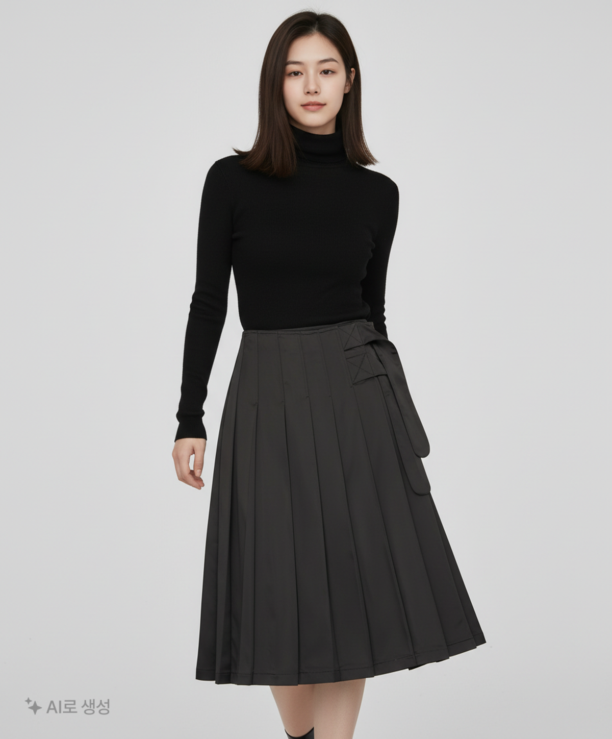언노운블루(UNKNOWN BLUE) 롱스커트 S