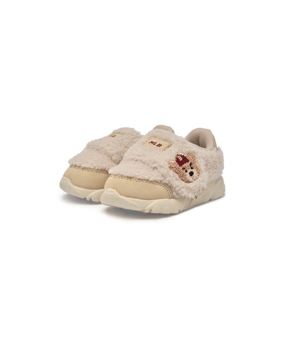 엠엘비 키즈(MLB KIDS) 빅볼청키 메가베어 베이비 플리스 BOS (Beige)