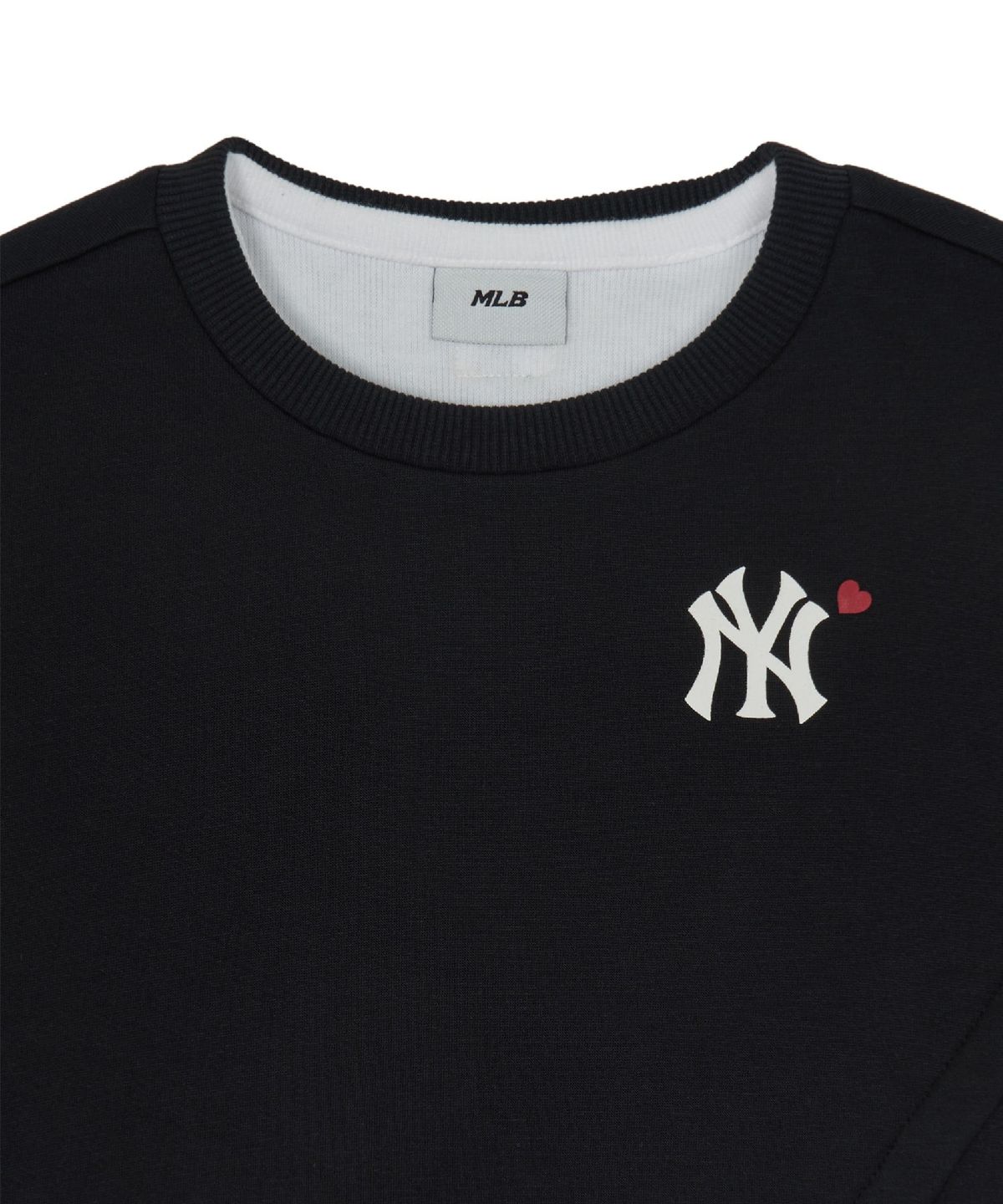 엠엘비 키즈(MLB KIDS) 스포티브 걸즈 트임 맨투맨 3P 세트 NY (Black)