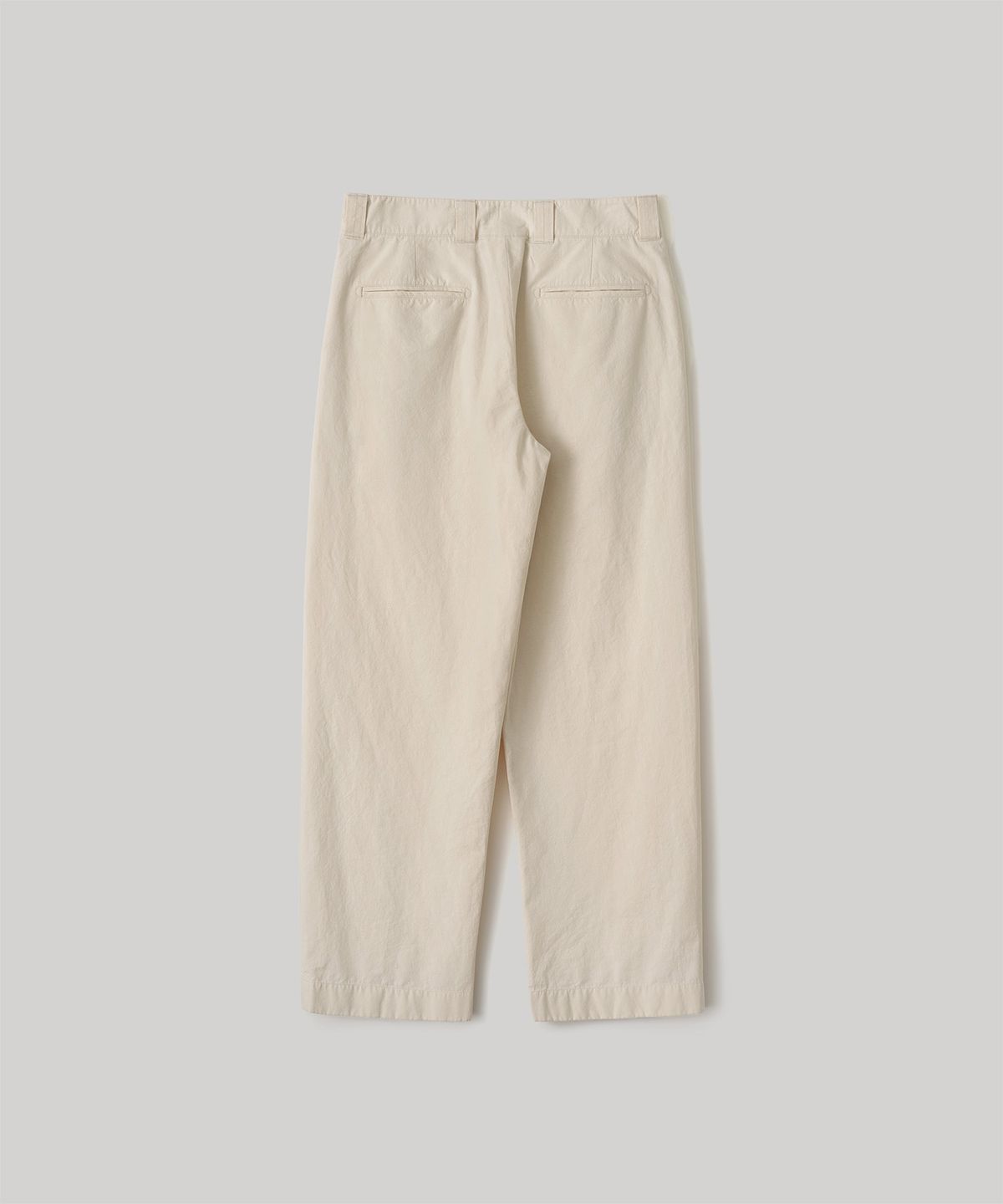 어나더 오피스(ANOTHER OFFICE) [AW] French Officer Pants (Ecru)
