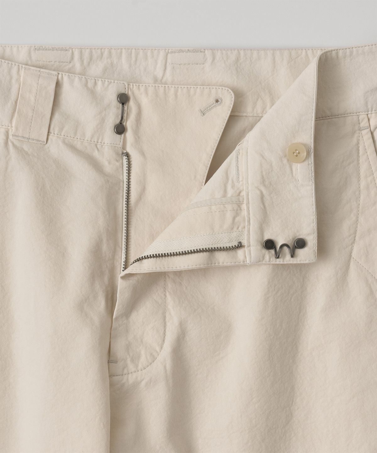 어나더 오피스(ANOTHER OFFICE) [AW] French Officer Pants (Ecru)