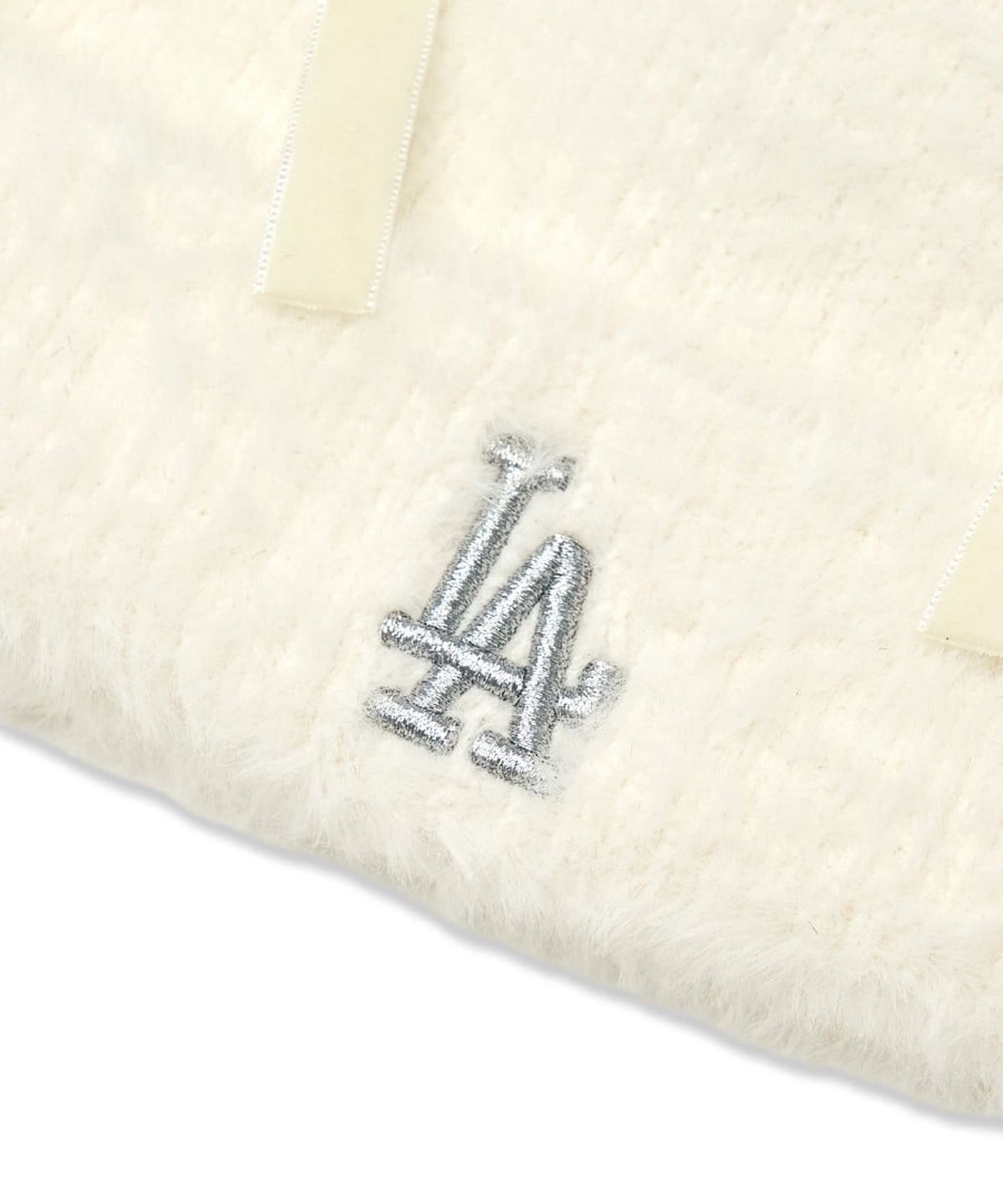 엠엘비 키즈(MLB KIDS) 미야옹 리본 비니 LA (Cream)