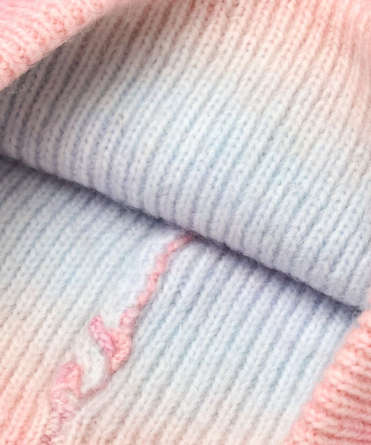 엠엘비 키즈(MLB KIDS) 스톤 그라데이션 폼폼비니 NY (Pink)