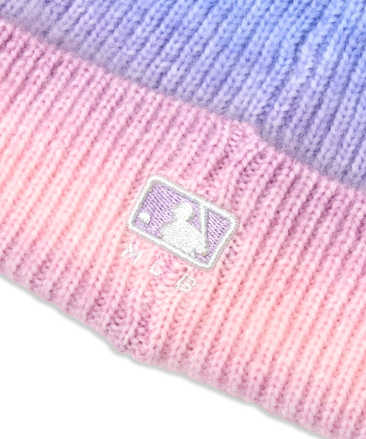엠엘비 키즈(MLB KIDS) 스톤 그라데이션 폼폼비니 BOS (L.Lavender)