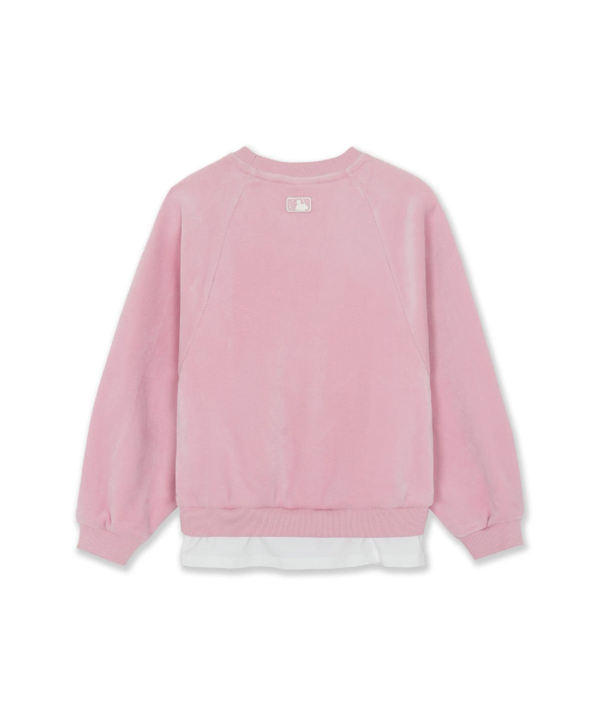 엠엘비 키즈(MLB KIDS) 스포티브 걸즈 벨로아 맨투맨 세트 NY (Pink)