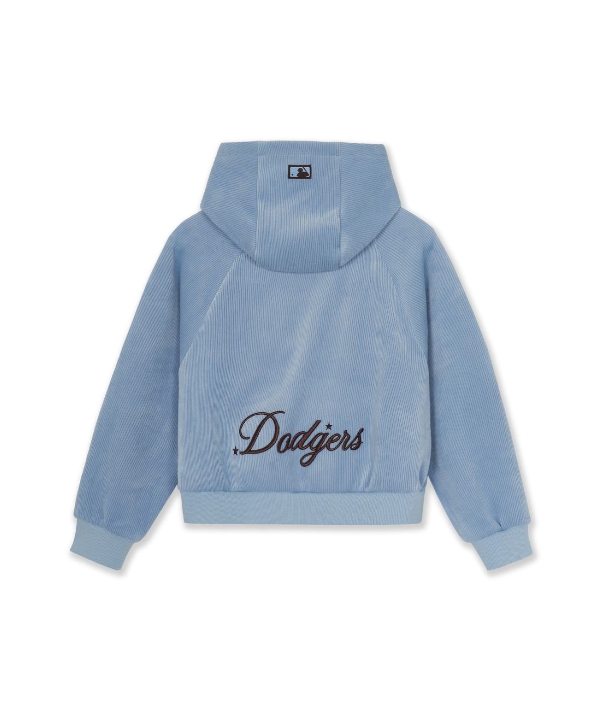 엠엘비 키즈(MLB KIDS) 스트릿 걸즈 벨벳 후드집업 세트 LA (L.Blue)