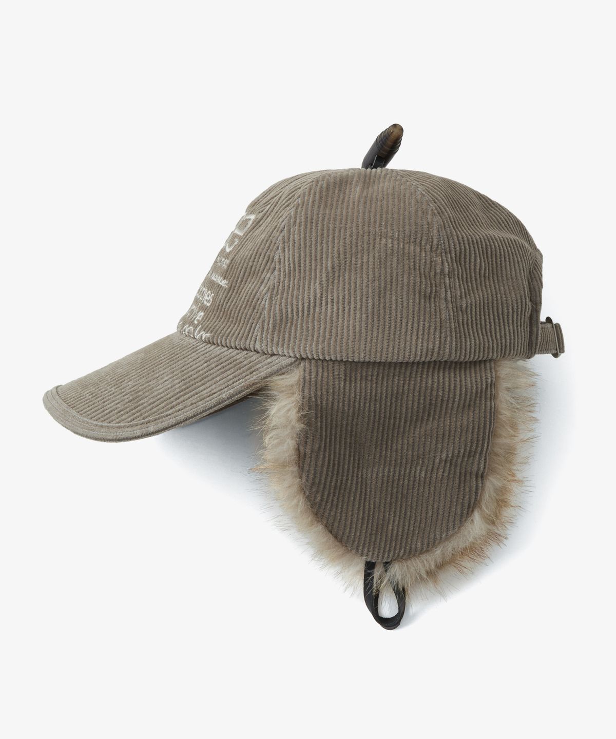 에이이에이이(AEAE) WEB LOGO TROOPER CAP [TAUPE]