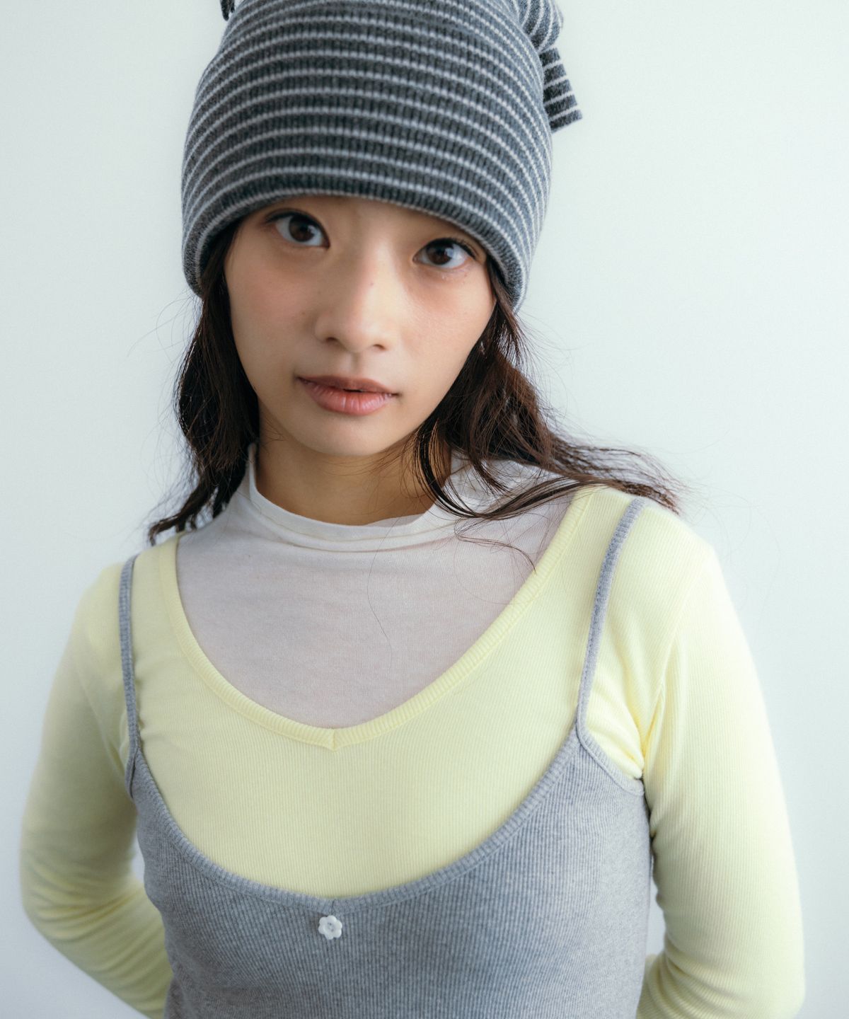 이요우아(IYOWUAH) Two-Way Long Sleeve, Yellow