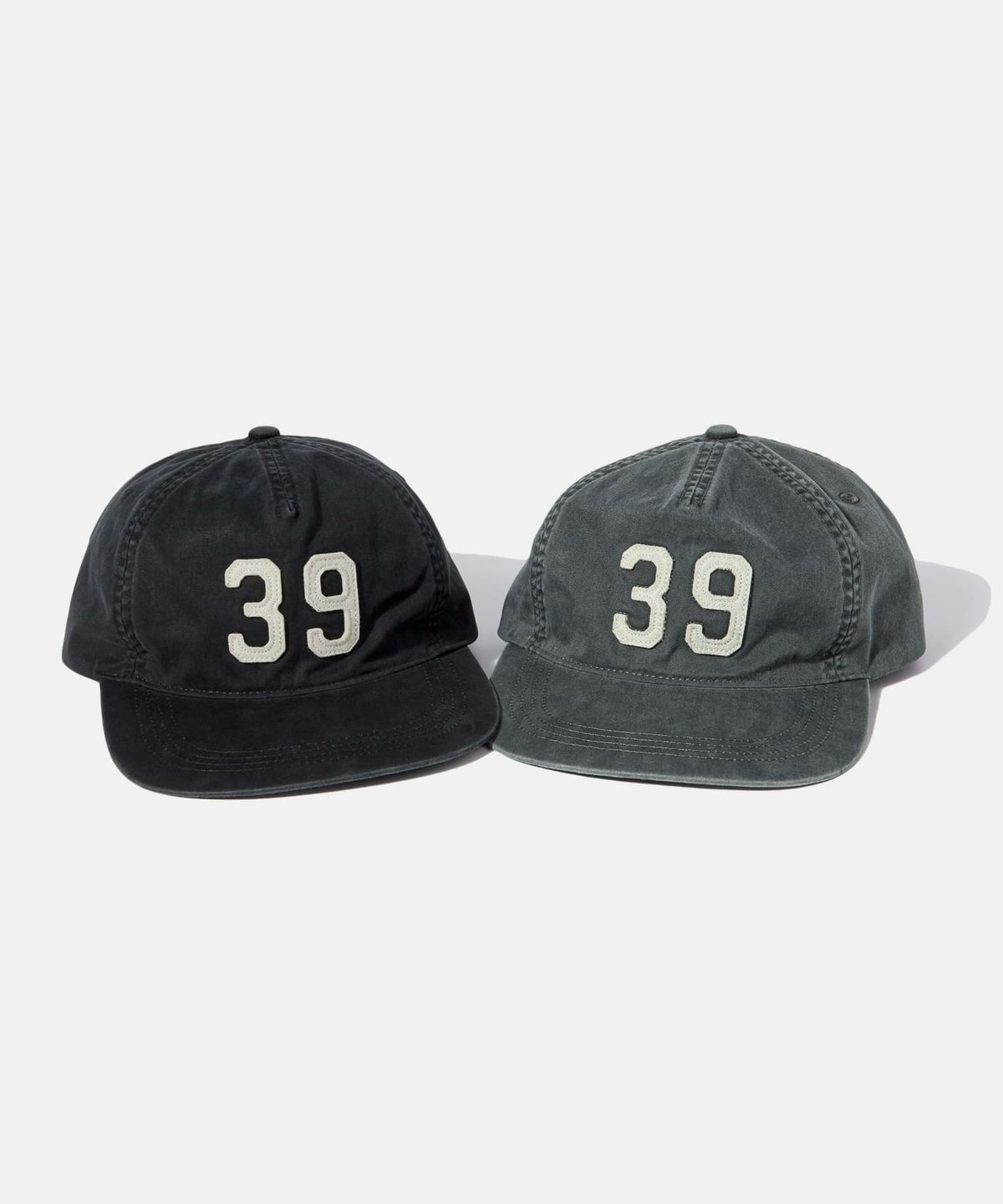 에스피오나지(ESPIONAGE) 39 Applique 5Panel Vintage Cap Black