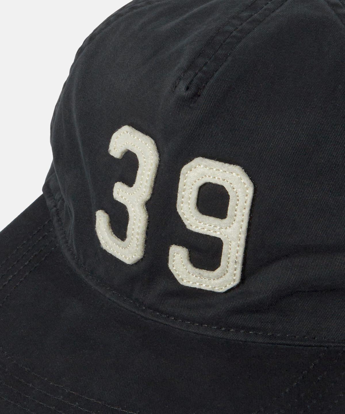 에스피오나지(ESPIONAGE) 39 Applique 5Panel Vintage Cap Black