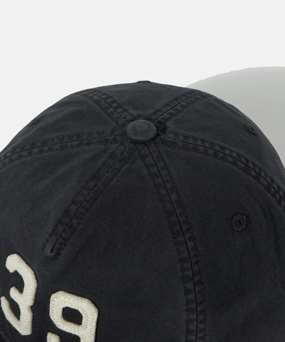 에스피오나지(ESPIONAGE) 39 Applique 5Panel Vintage Cap Black