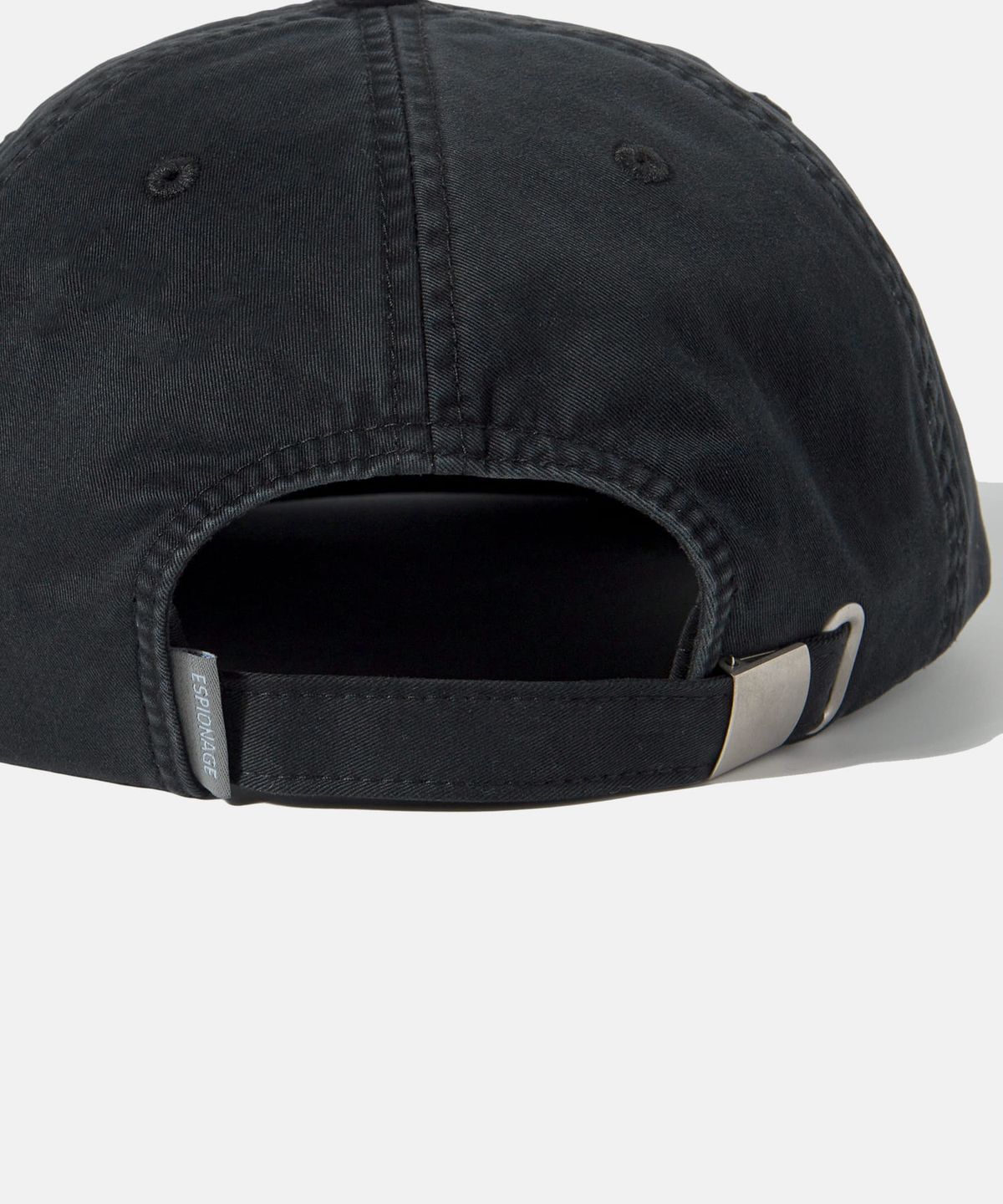 에스피오나지(ESPIONAGE) 39 Applique 5Panel Vintage Cap Black