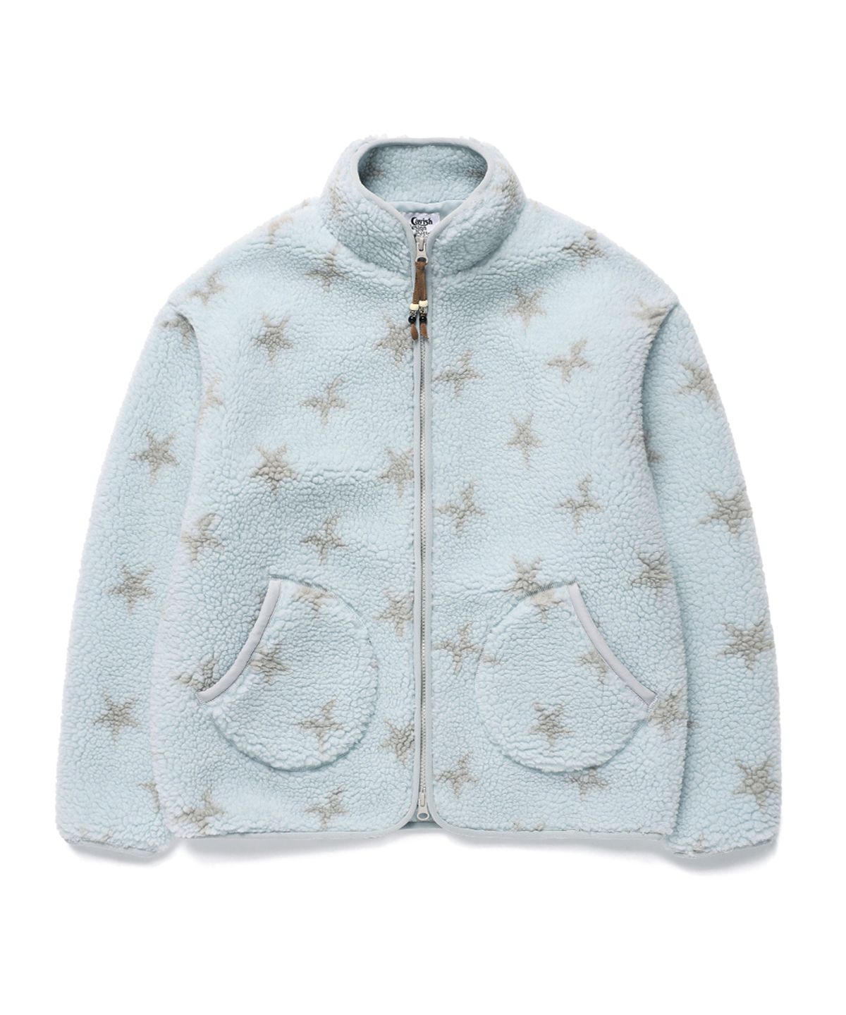 카비시(CAVISH) TWIN STAR FLEECE JACKET BLUE(CV2GFFB961A)