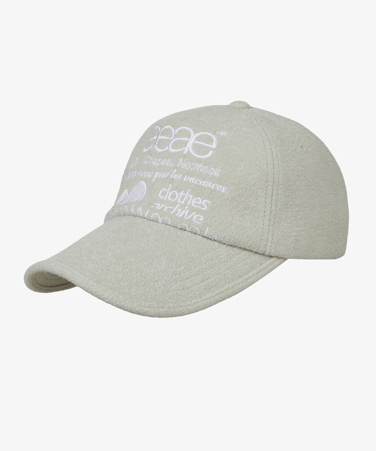에이이에이이(AEAE) WEB LOGO FLEECE CAP [BEIGE]