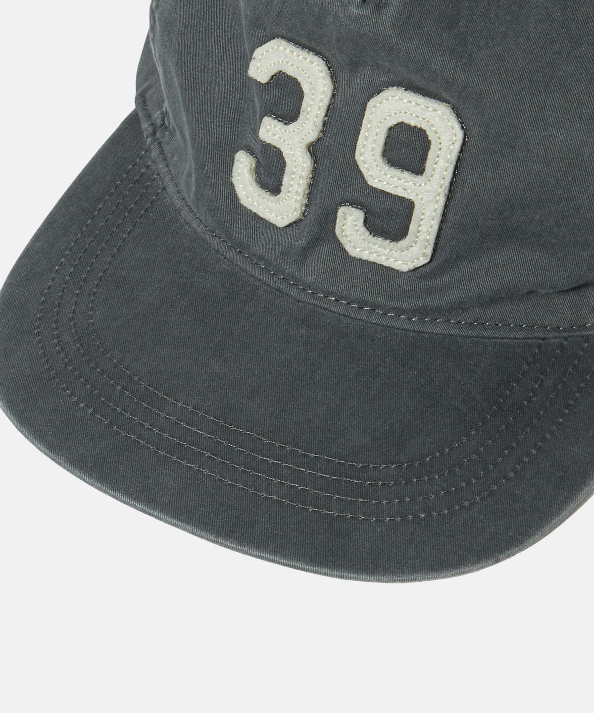 에스피오나지(ESPIONAGE) 39 Applique 5Panel Vintage Cap Steel Grey