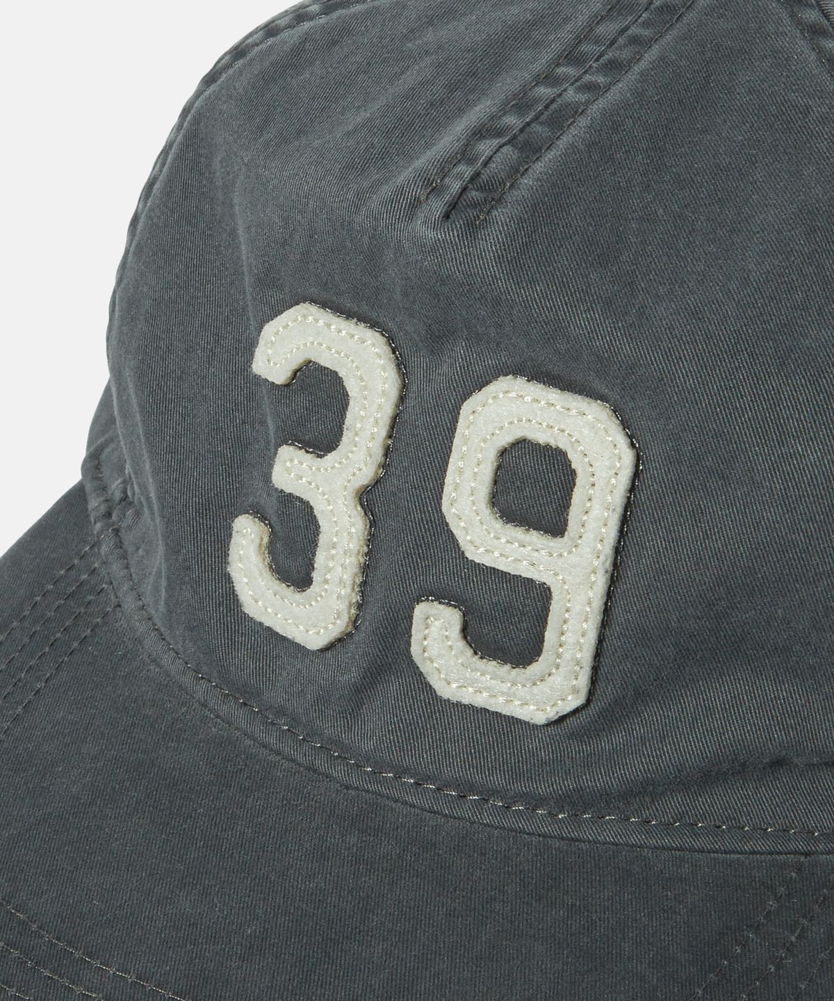 에스피오나지(ESPIONAGE) 39 Applique 5Panel Vintage Cap Steel Grey