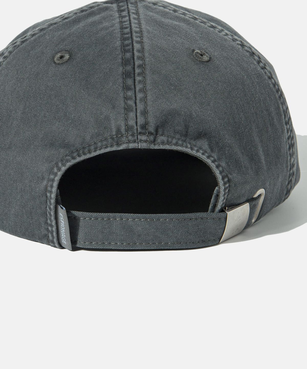 에스피오나지(ESPIONAGE) 39 Applique 5Panel Vintage Cap Steel Grey