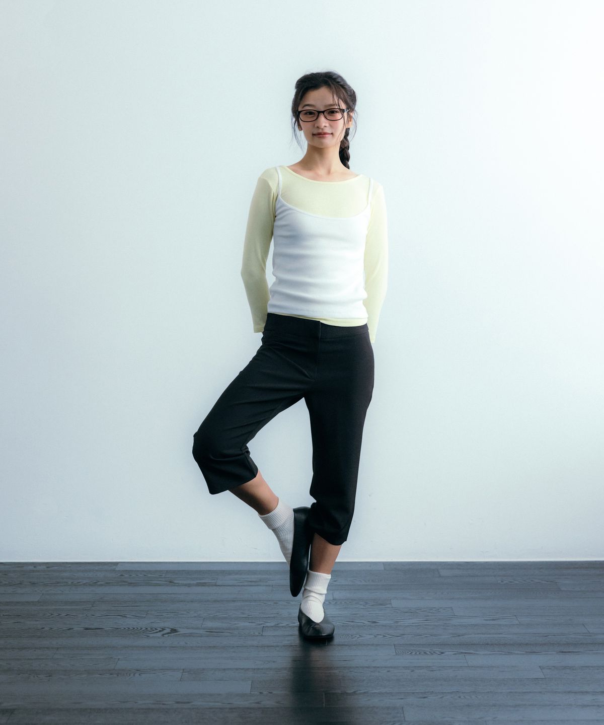 이요우아(IYOWUAH) Two-Way Sleeveless, Ivory