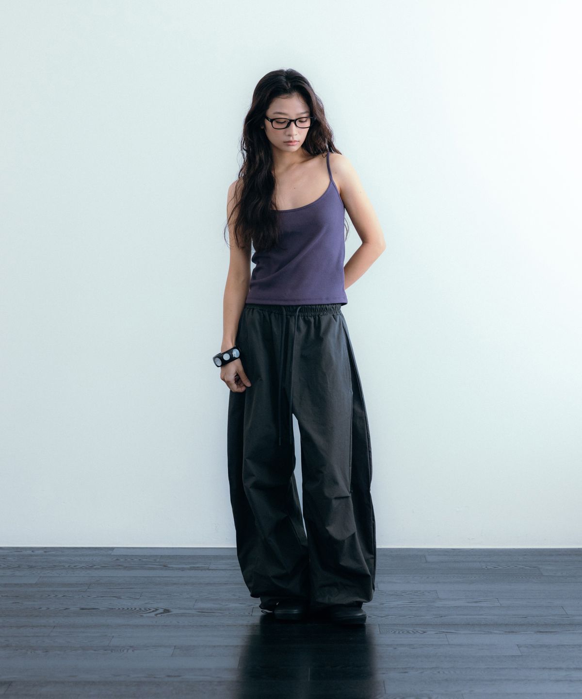 이요우아(IYOWUAH) Two-Way Sleeveless, Purple