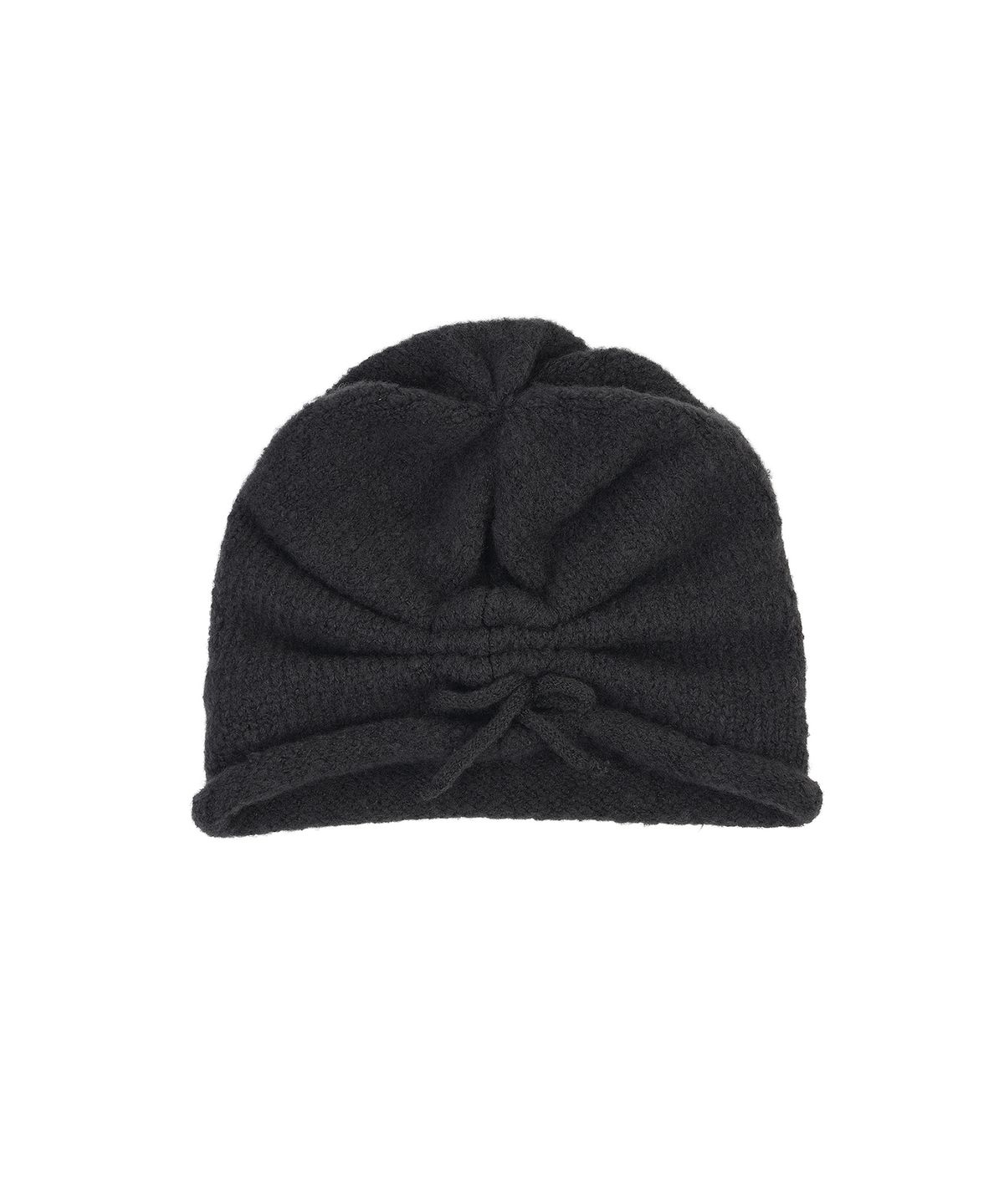 닉앤니콜(NICK&NICOLE) NICOLE LABEL ROLL UP BEANIE_CHARCOAL