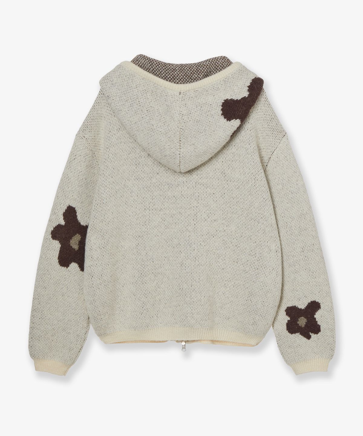 에이이에이이(AEAE) DAISY KNIT HOODIE [BEIGE]