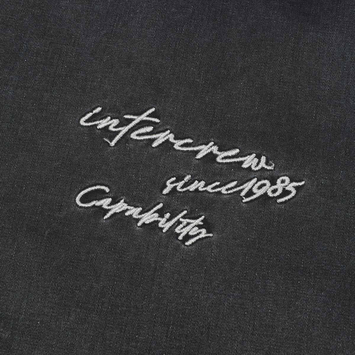 인터크루(INTERCREW) 워시드 후드 자켓 블랙 ITA3UJ31ABK