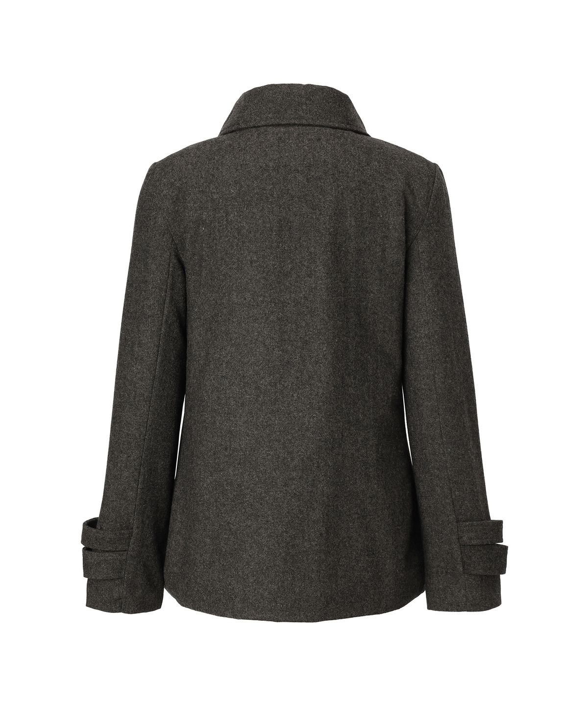 미레코(MIRECO) TULIP DOUBLE HALF WOOL COAT BROWN