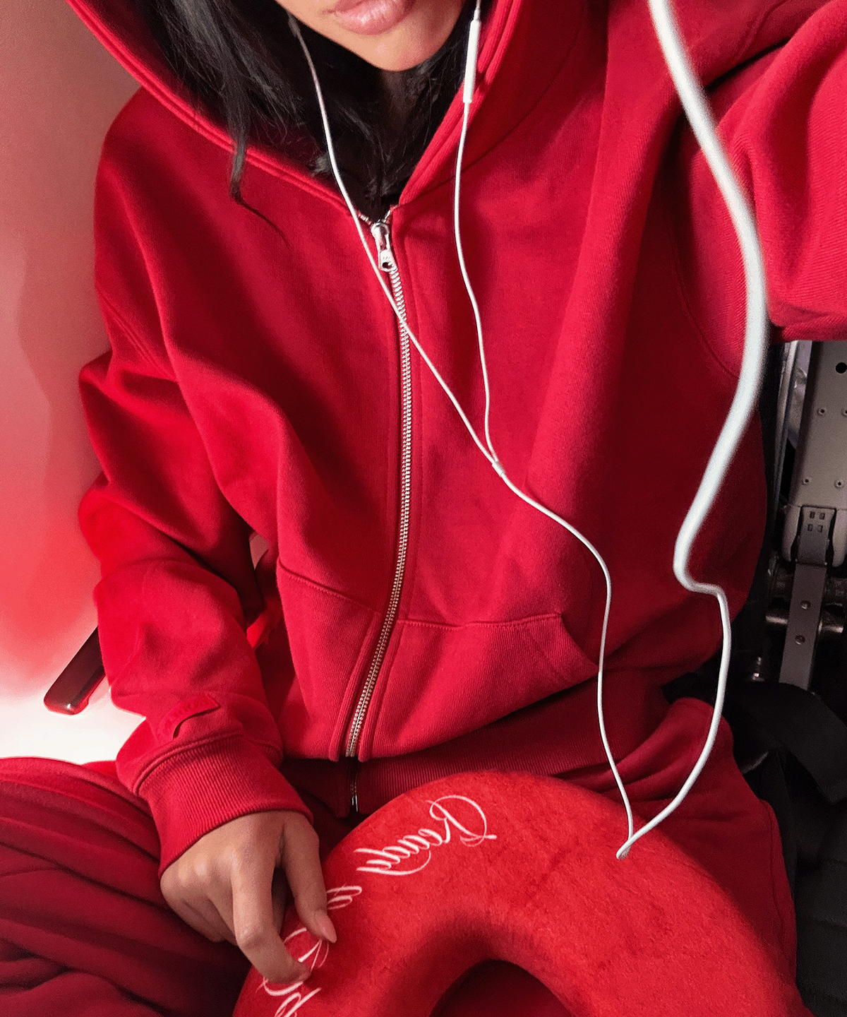 고블린 웨어(GOBLIN WEAR) Boyfriend Hoodie Zip-Up(Red)